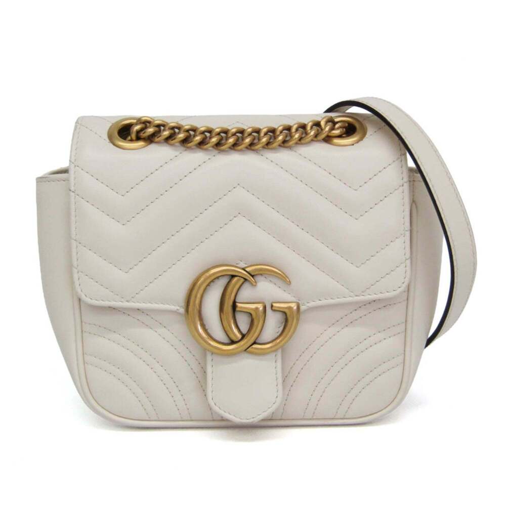 Gucci GG Marmont Square Flap Matelasse Leather Mini